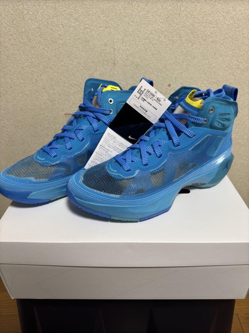 NIKEバスケットシューズ ハイカット ブルー　エアジョーダン