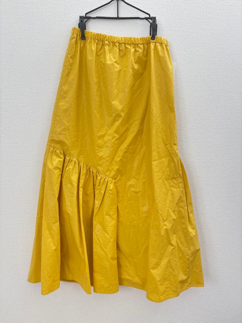 未着用 MACPHEE イエローフ スカートM・MACPHEE