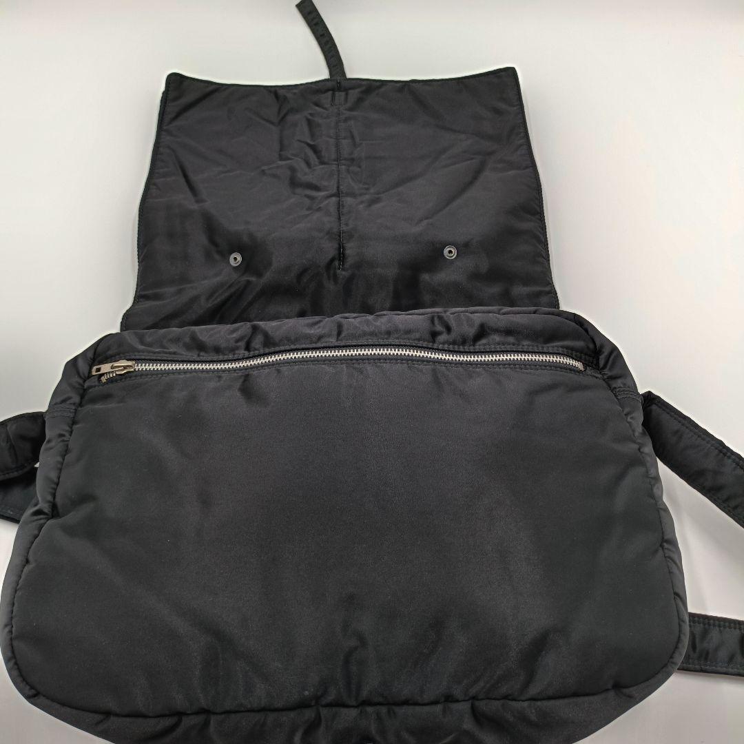美品✨️ポーター PORTER タンカー ビジネスバッグ 肩がけ フラップ 黒