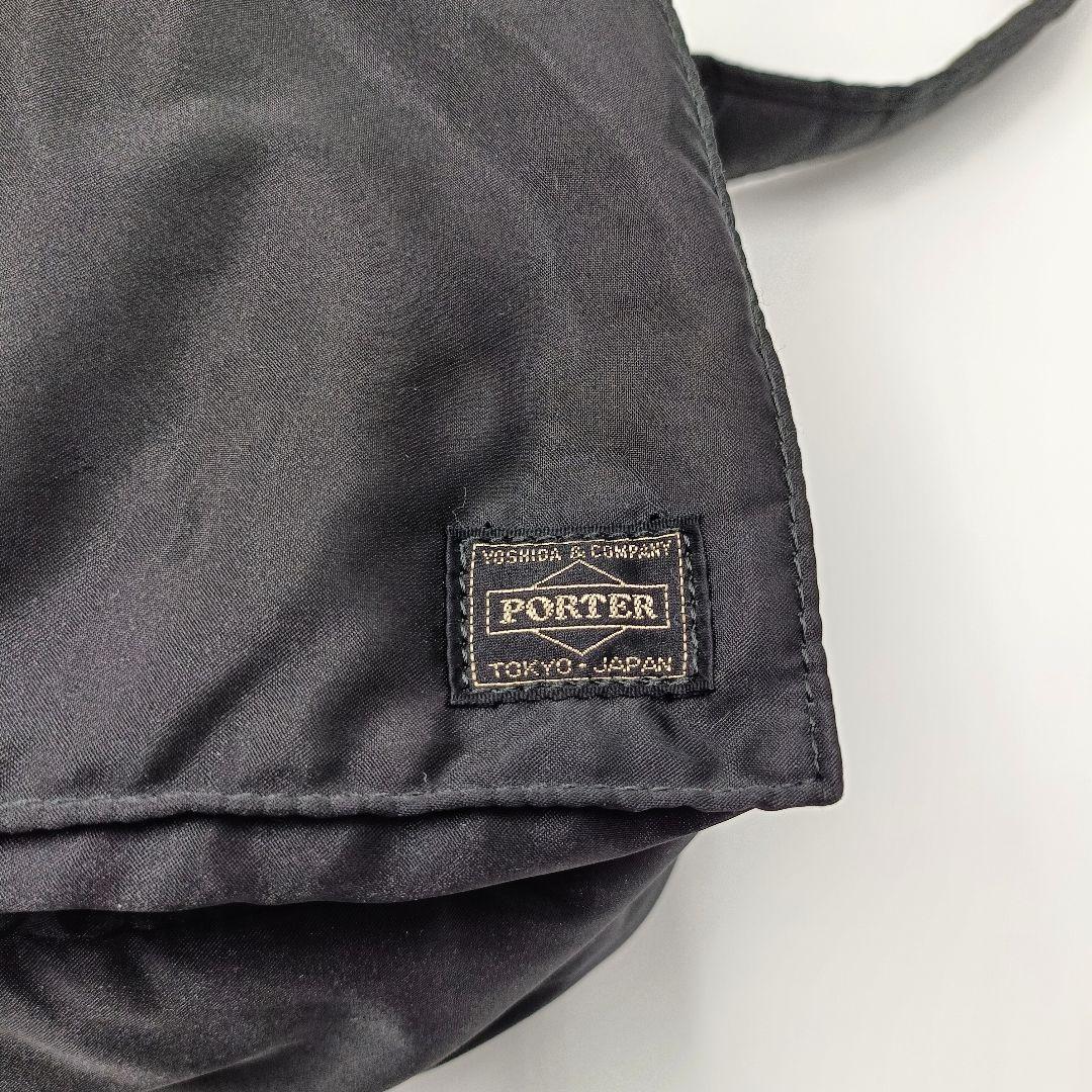 美品✨️ポーター PORTER タンカー ビジネスバッグ 肩がけ フラップ 黒