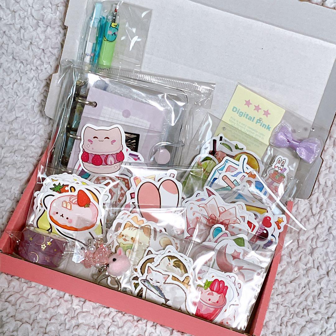 〖A〗バインダー付き☆シール ステッカー BOX ♡