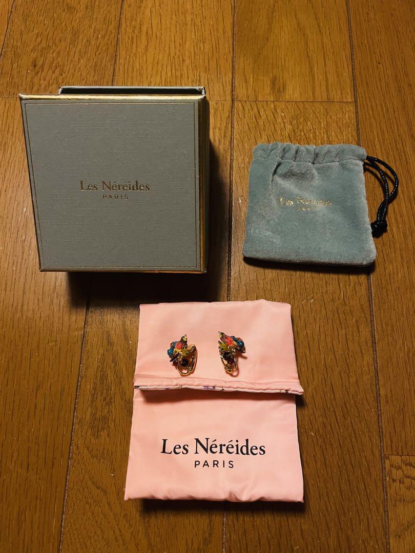 【美品　希少】レネレイド　les nereides  ピアス　小鳥 希少 美品 Les Nereides レネレイド 鳥 イヤリング