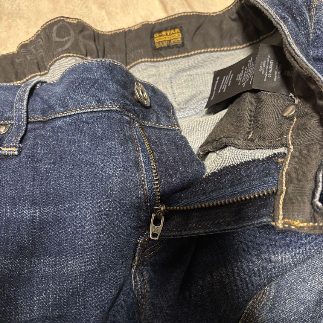 G-STAR RAW 96 デニムパンツ 27 ストレッチ　ダークブルー　3D
