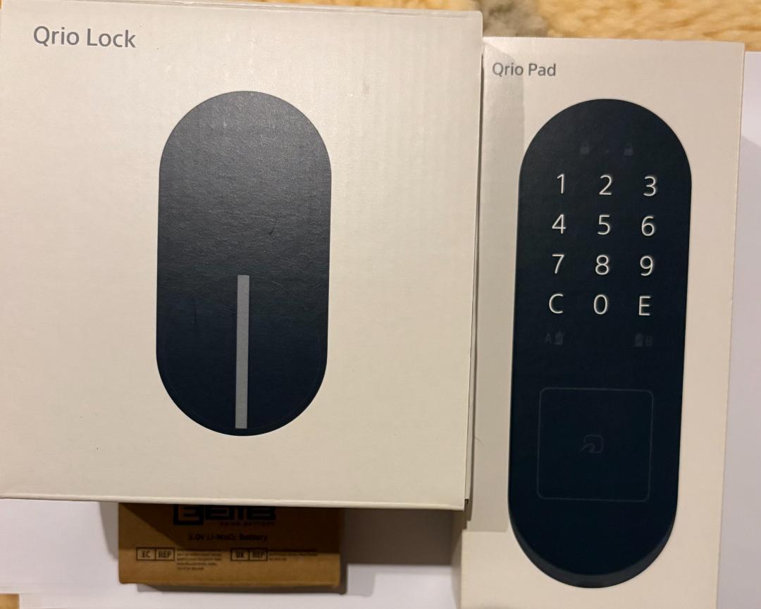 Qrio Lock Qrio Pad セット 新品電池4本 キュリオロック