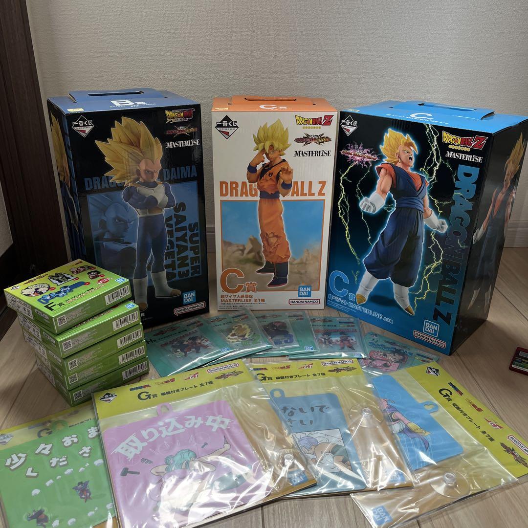 ドラゴンボール　一番くじ　Ｂ賞 ベジータ　C賞 ベジット　孫悟空　フィギュア　他