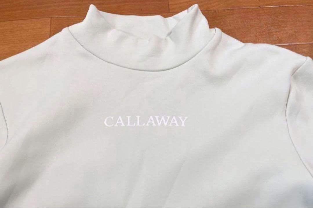 【新品】キャロウェイ／ハイネック／モックネック／長袖 Callaway 長袖 ハイネック モックネック シャツ Lサイズ ゴルフ