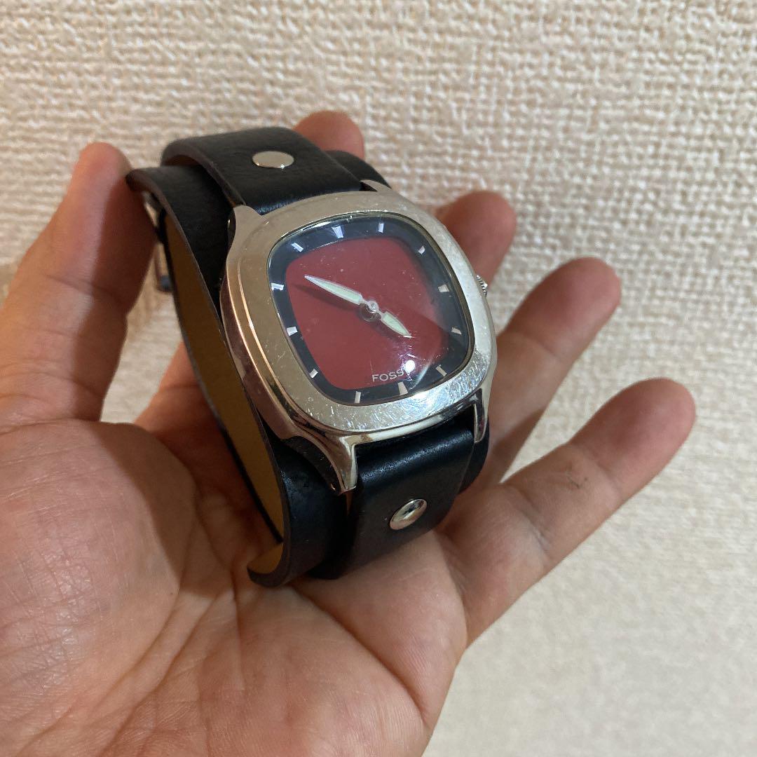 廃盤FOSSIL JR-8292 ELLEGARDEN 細美武士　レザー新品