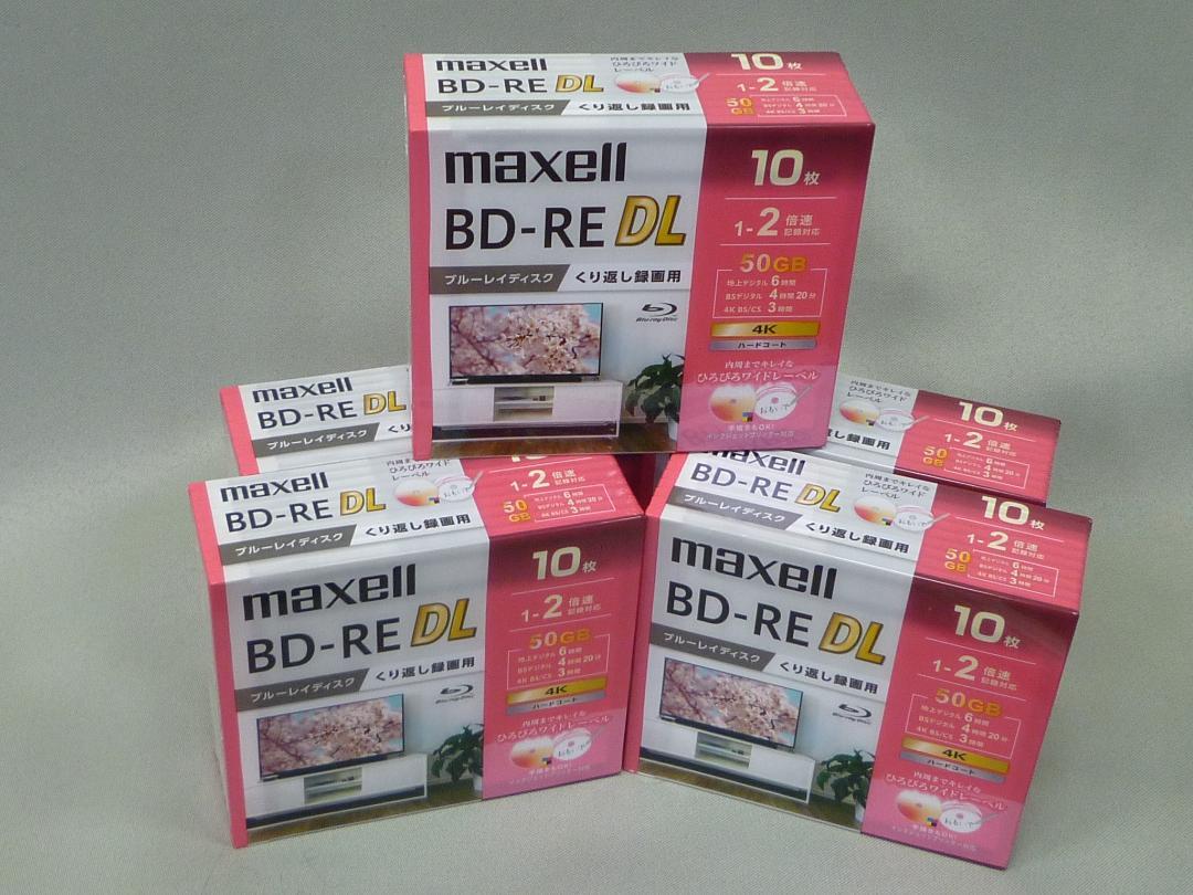 J07✿maxell BD-RE DL 10枚入×5Pack＝55枚