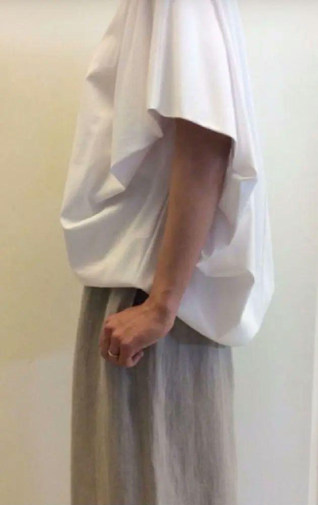 ☆新品未使用☆【ENFOLD】シルケット天竺タックプルオーバー size 38