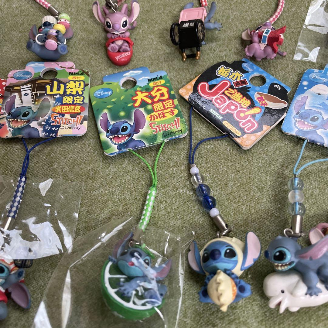 ディズニー　スティッチ エンジェル　ご当地ストラップ