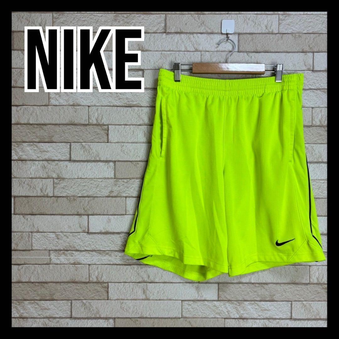 NIKE ショートパンツ ハーフパンツ ズボン イエロー バスケットボール 古着