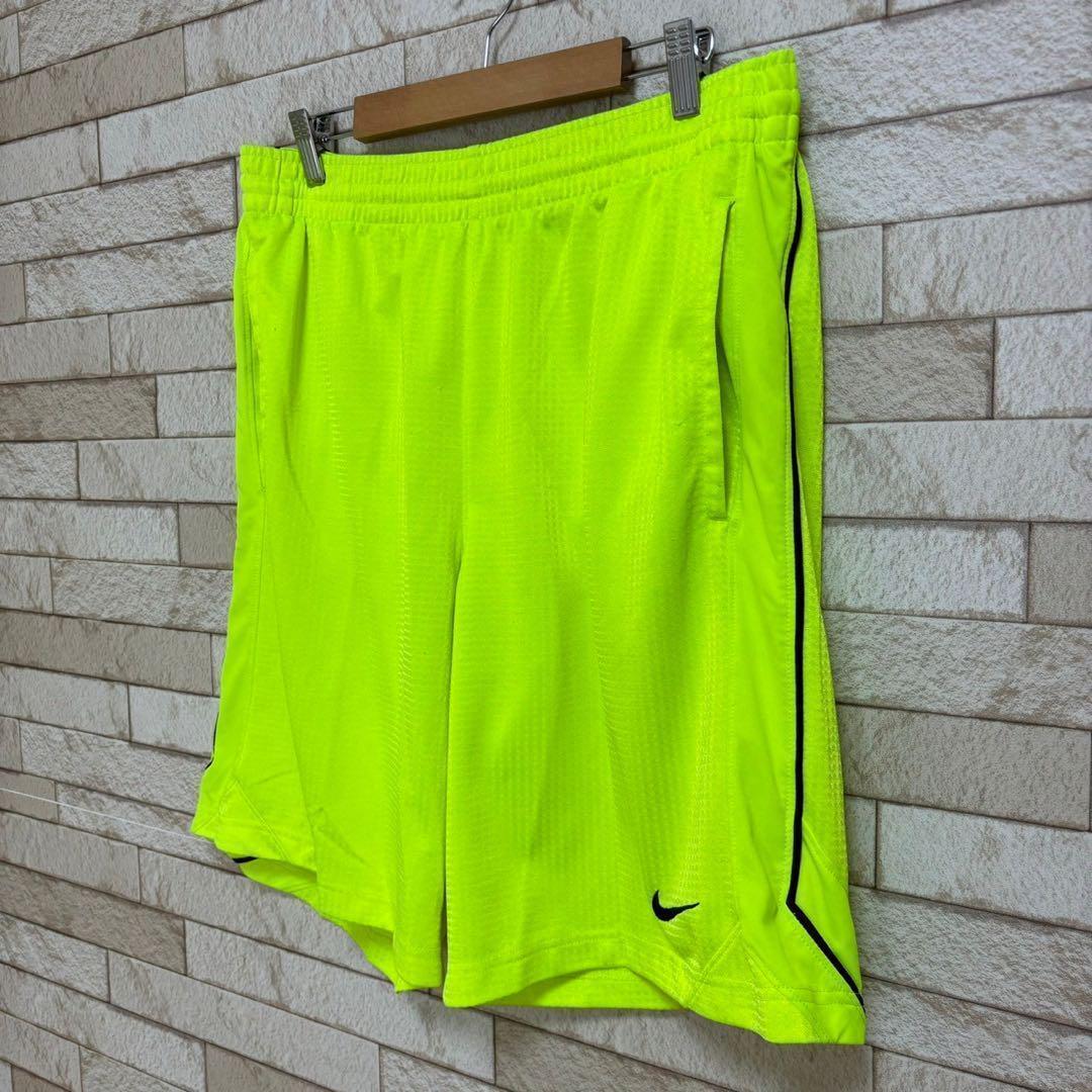 NIKE ショートパンツ ハーフパンツ ズボン イエロー バスケットボール 古着