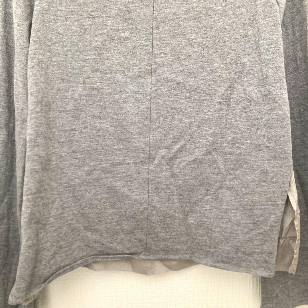 ブランド公式通販サイト フォルテフォルテ Tシャツ 異素材 長袖 ブラウス カットソー トップス