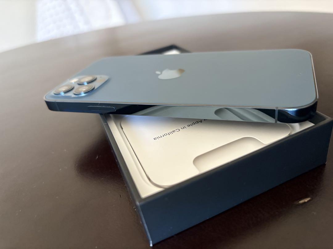 ※値下げ中【iPhone12 Pro】ブルー　箱付き　128G
