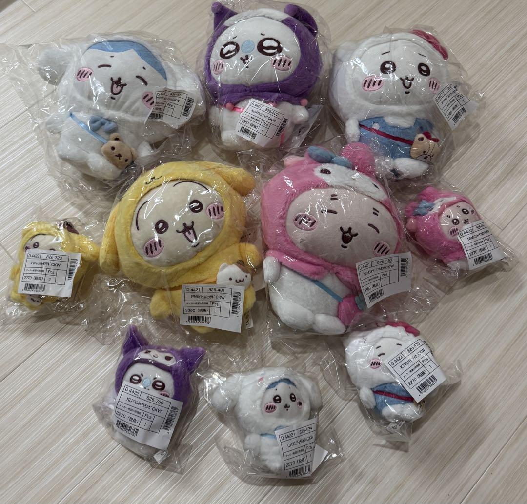 ちいかわ サンリオ ぬいぐるみ マスコット （即完売した「ちい