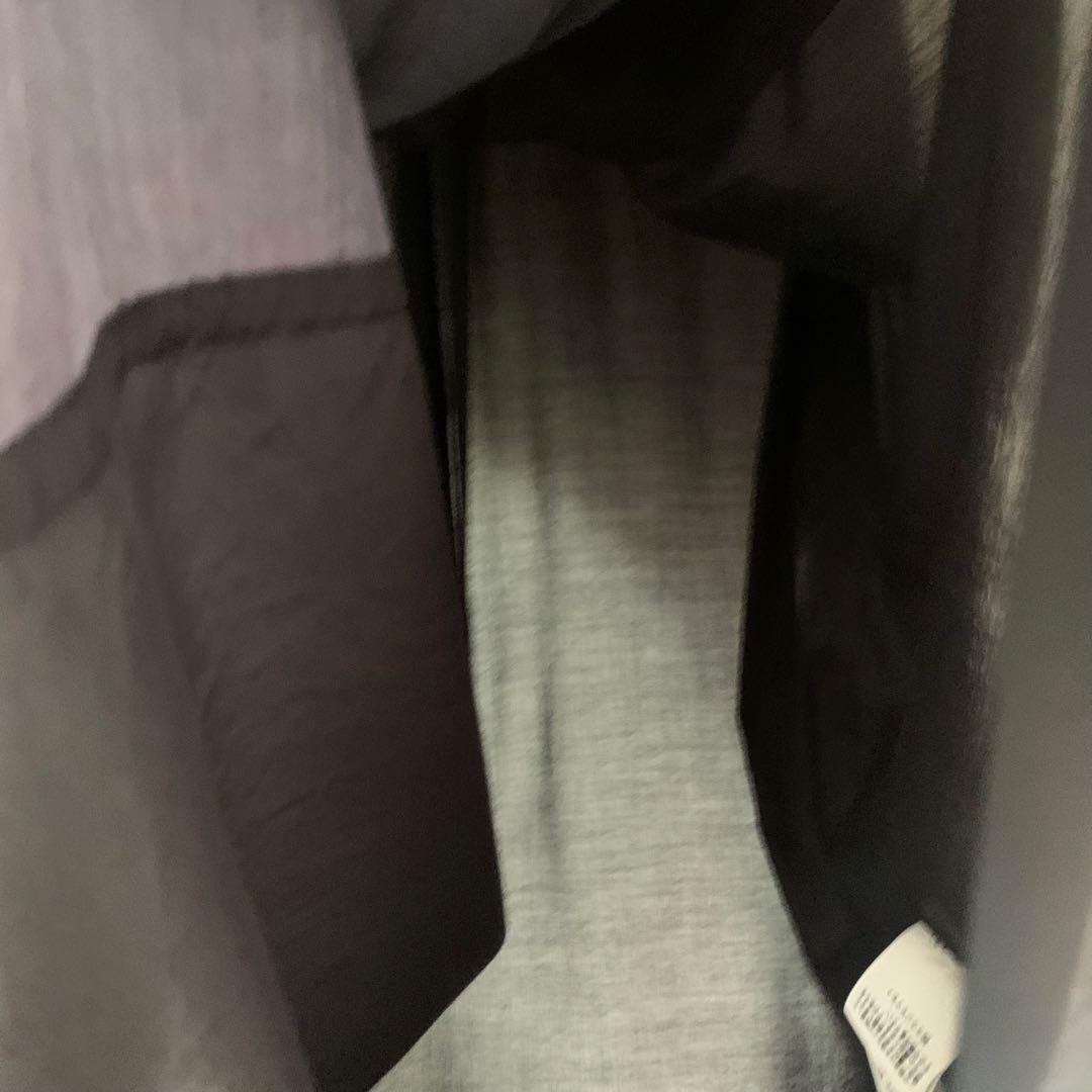 B yohji yamamoto レーヨンブラックロングブラウス