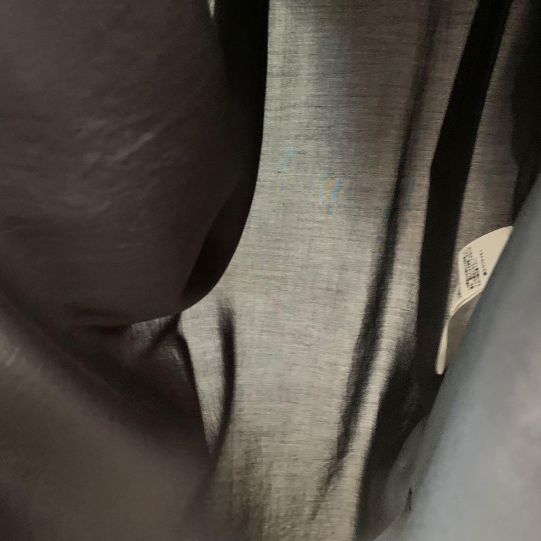 B yohji yamamoto レーヨンブラックロングブラウス
