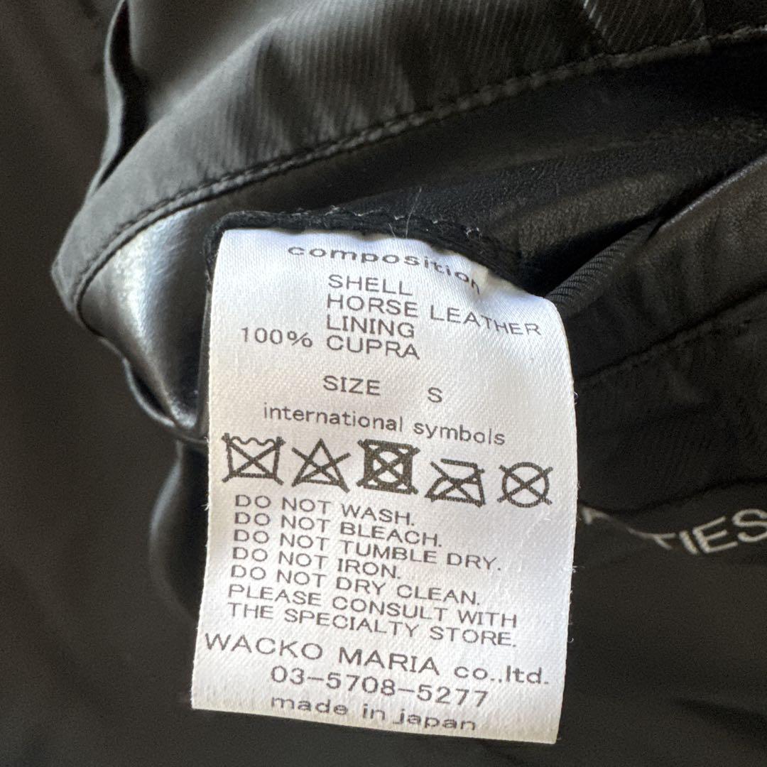 WACKOMARIA ワコマリア LEATHER COAT レザーカーコート
