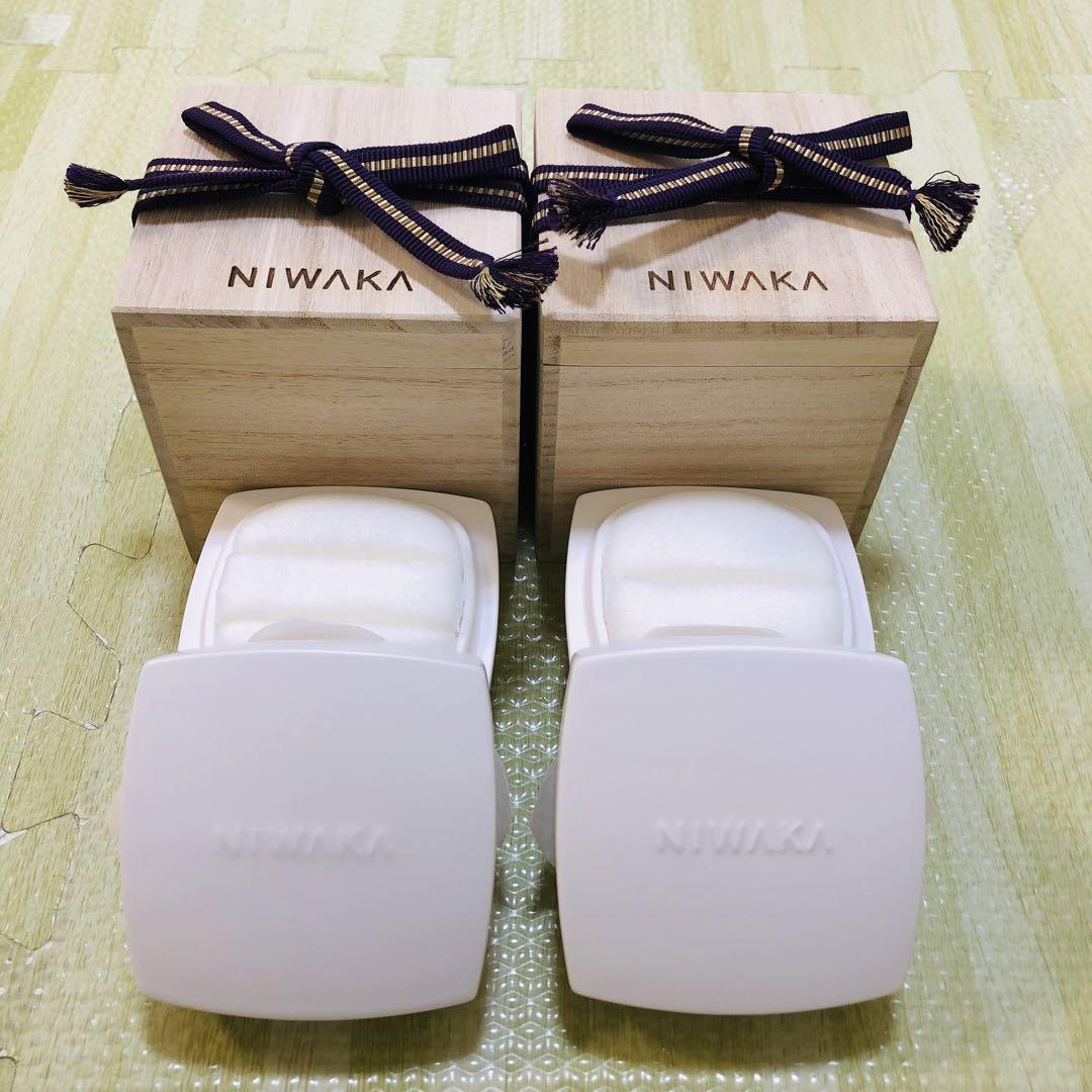 俄 NIWAKA リングケース 陶器 桐箱 リングピロー - メルカリ