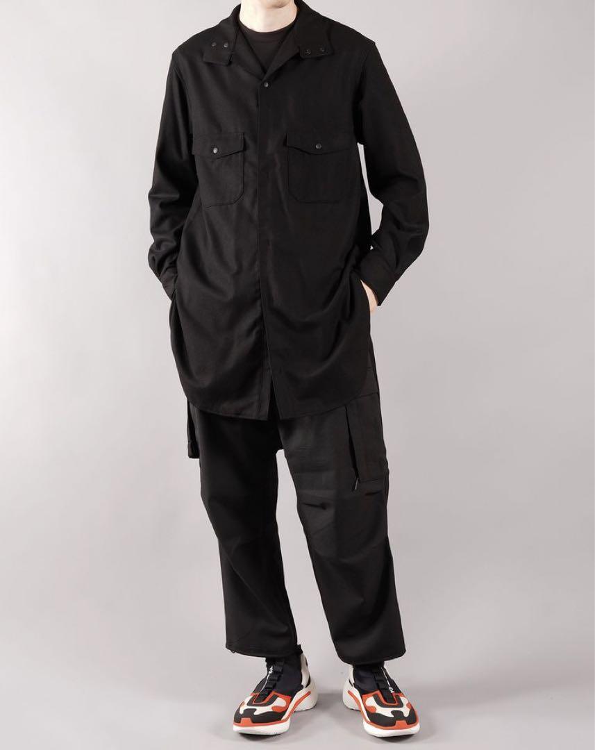 Y-3 CLASSIC WOOL FLANNEL SHIRTシャツ