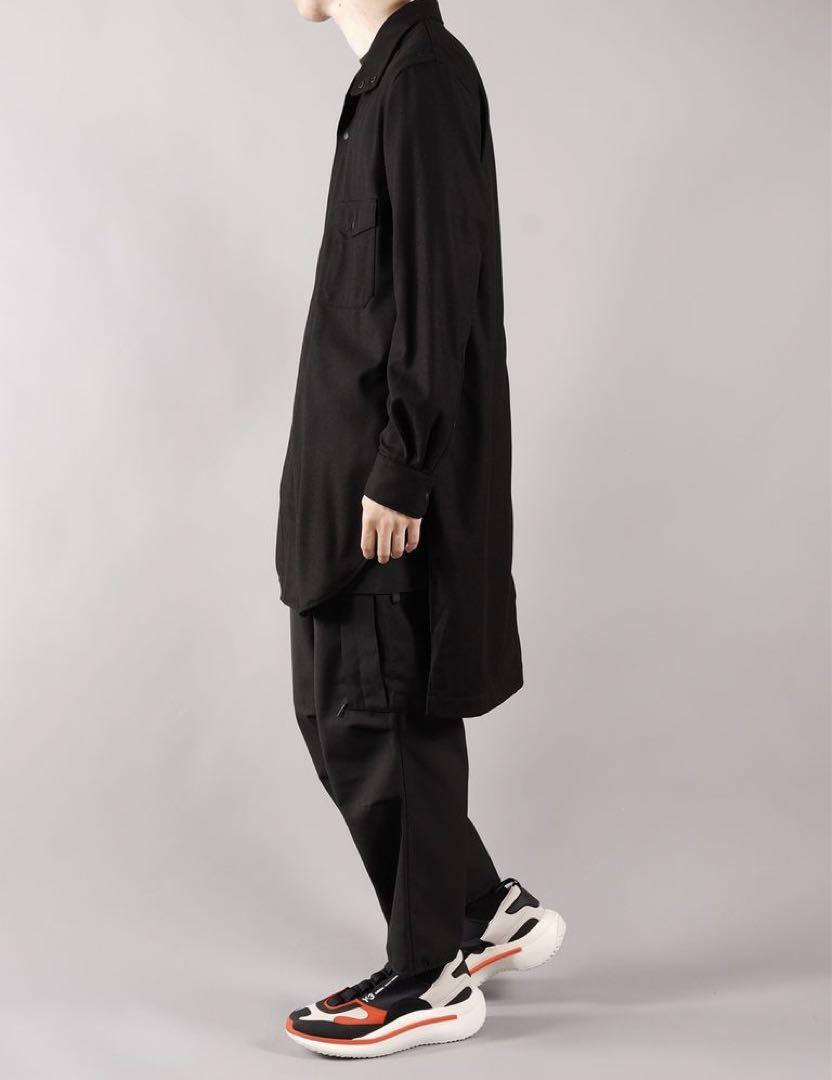 Y-3 CLASSIC WOOL FLANNEL SHIRT