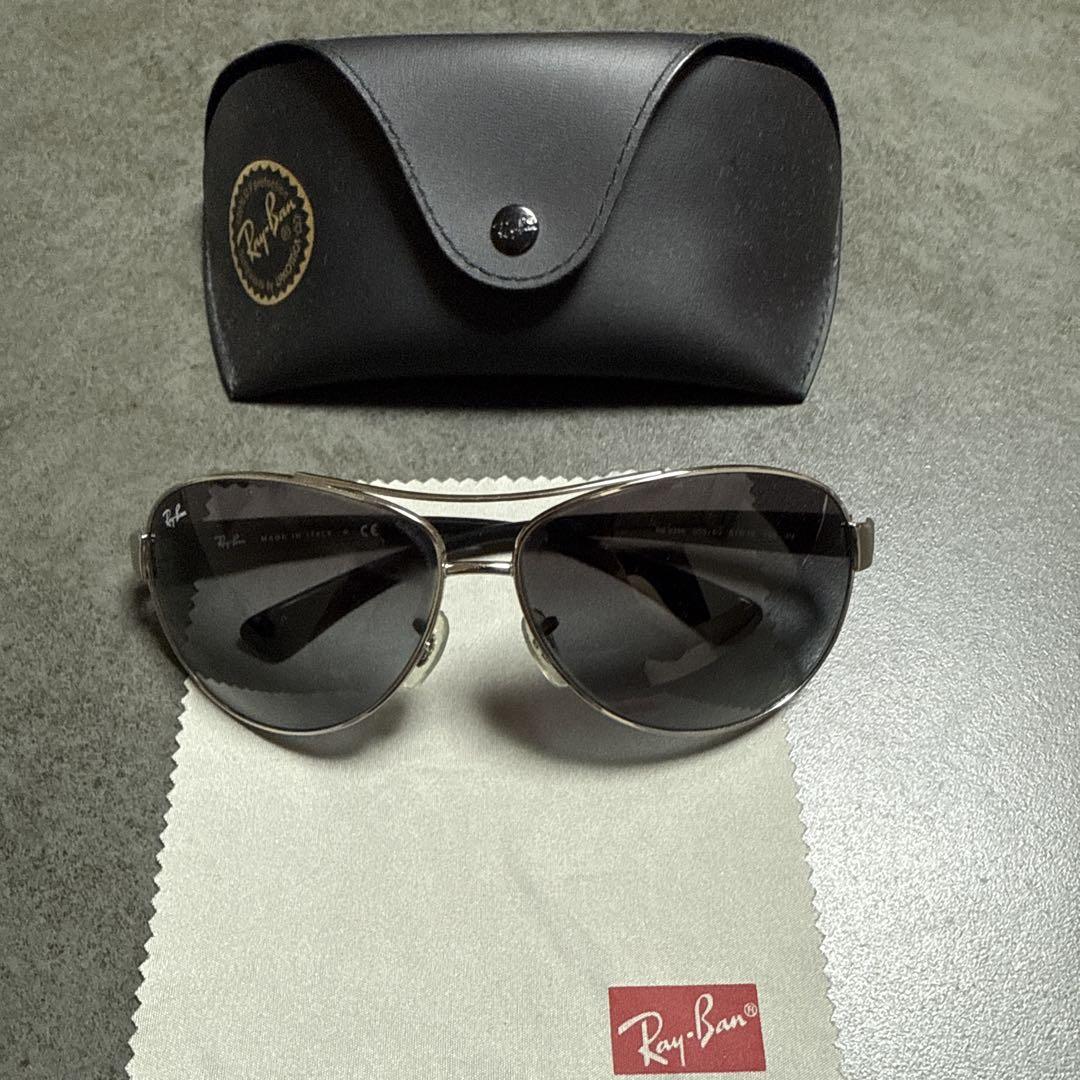 Ray-Ban グレー サングラス ケース付き Ray-Ban サングラス グレー レンズ ケース付き - メルカリ