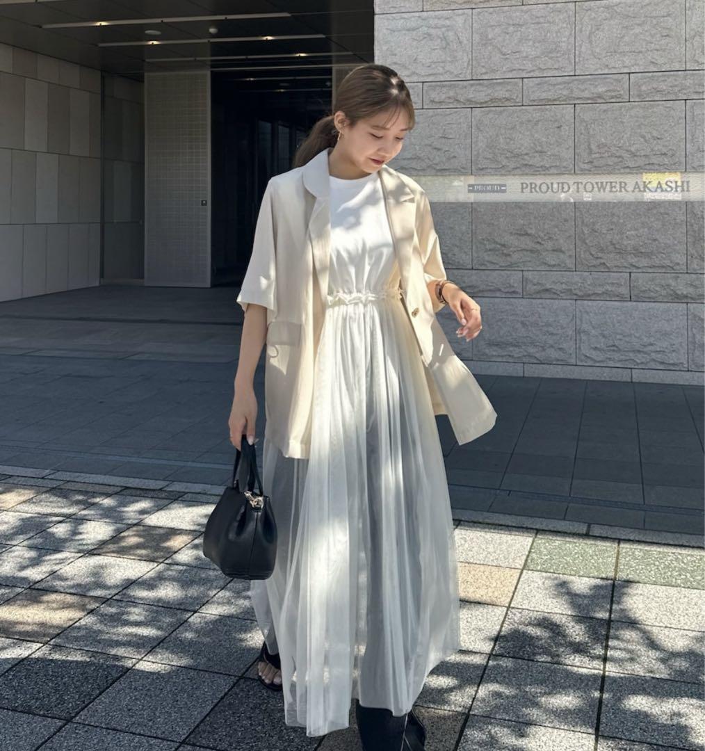 CAPRICIEUX LE'MAGE 半袖シアーシャツジャケット　購入者専用