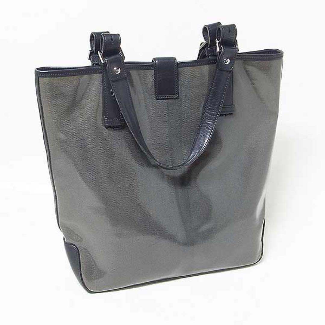 【Salvadore Ferragamo】コーティングキャンバス トートバッグ 【Salvadore Ferragamo】コーティングキャンバス トートバッグ