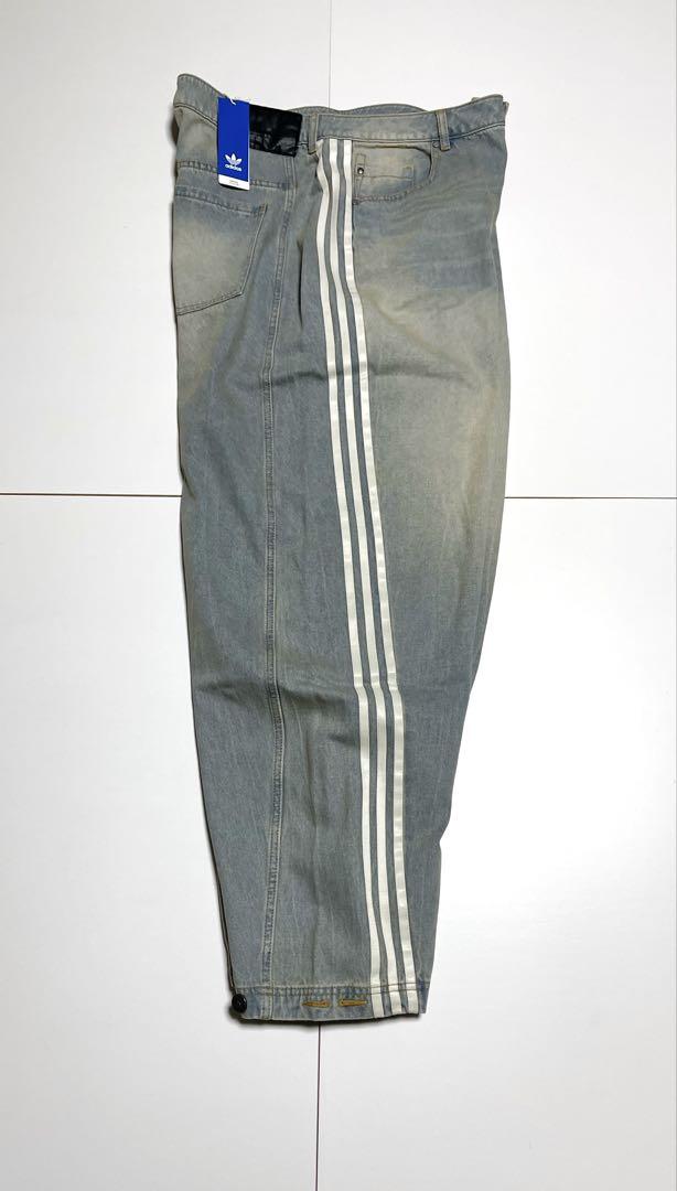 完売34新品adidas国内正規品ADILENIUM3バナナフィットデニムパンツ