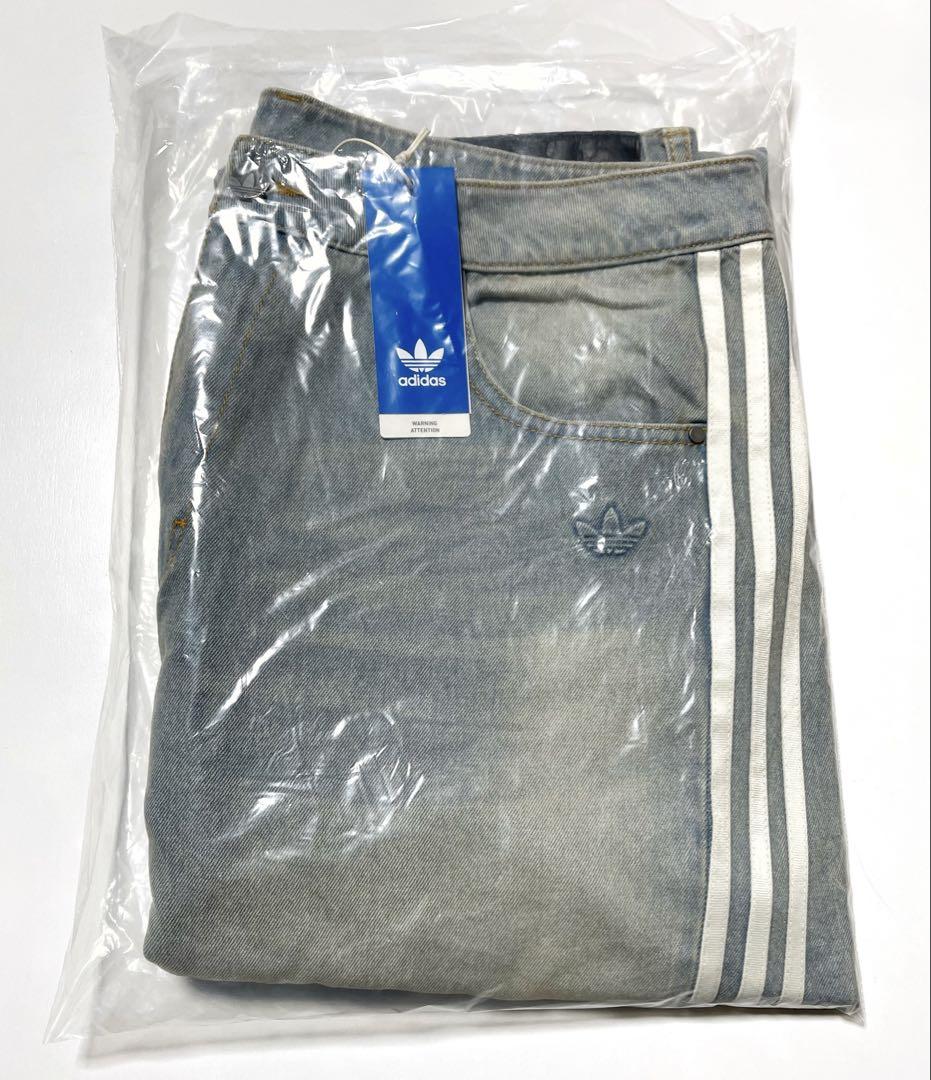 完売34新品adidas国内正規品ADILENIUM3バナナフィットデニムパンツ
