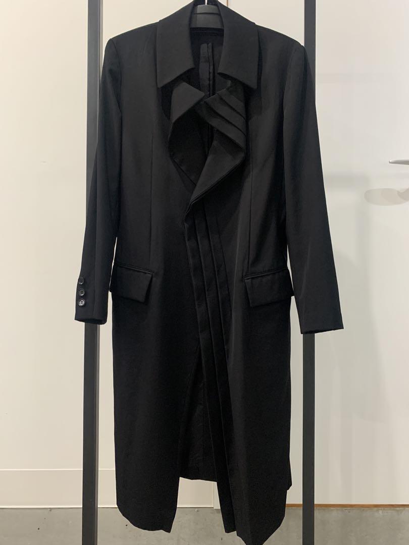 Yohji Yamamoto +NOIR プリーツトレンチコートトレンチコート
