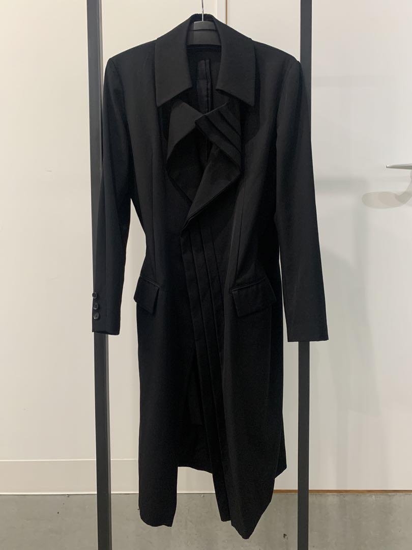 Yohji Yamamoto +NOIR プリーツトレンチコート