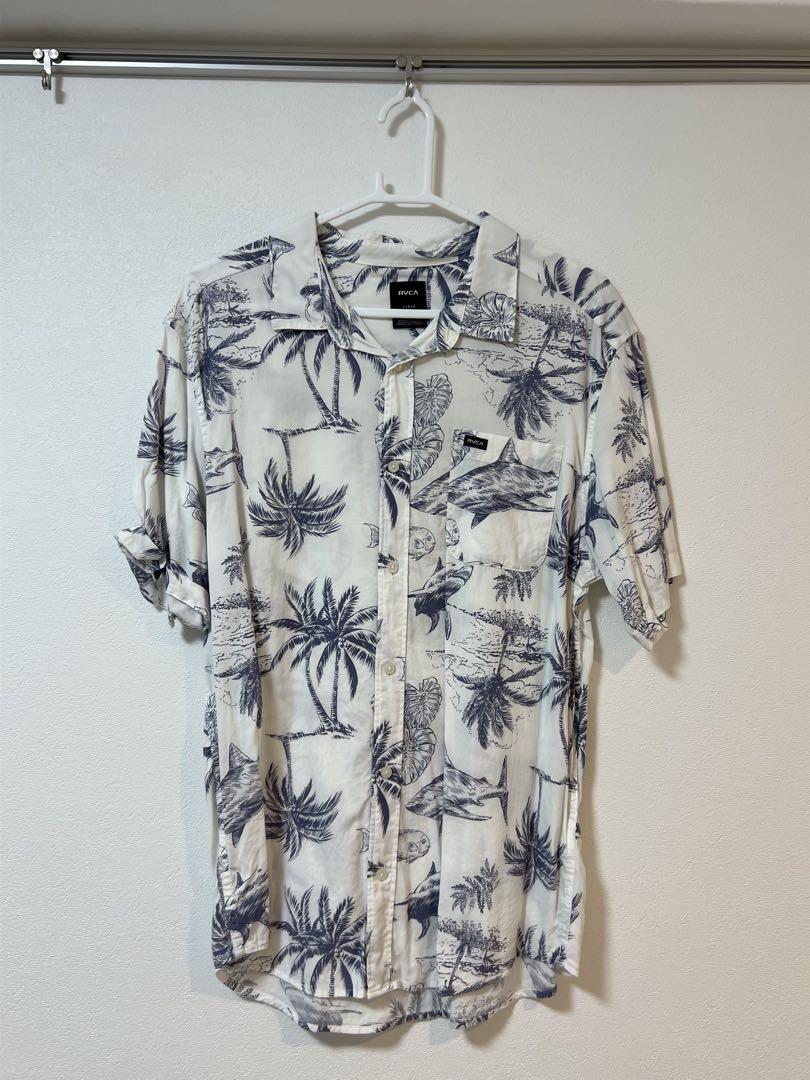 RVCA 半袖シャツ パームツリー柄