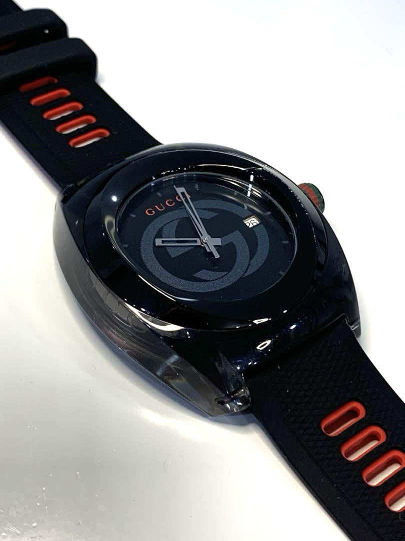 【新品電池】GUCCIグッチ SYNCシンク 137.1 メンズ腕時計