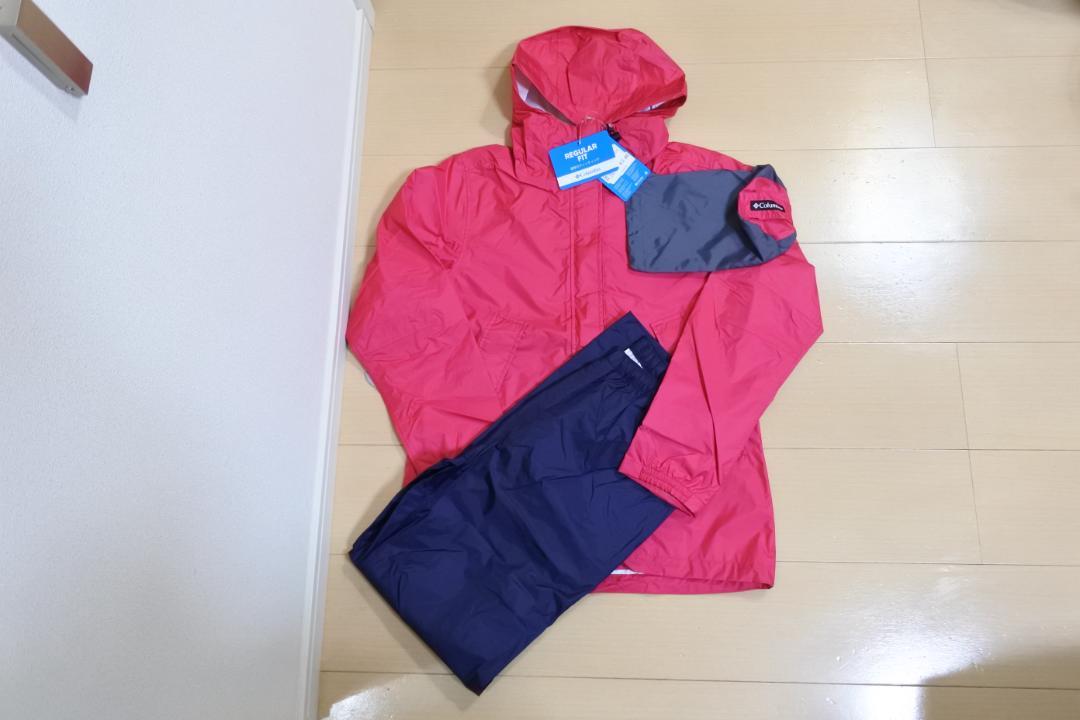 新品 未使用レディース M コロンビア レインウェア 上下 セットアップ