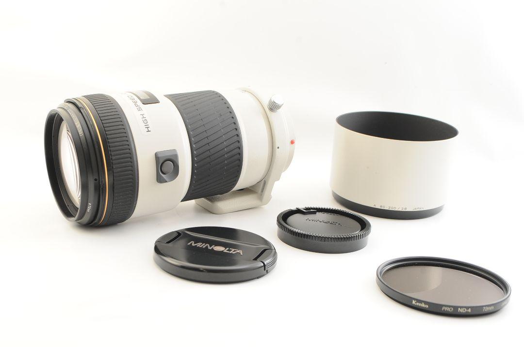 MINOLTA AF APO 80-200mm F2.8 HS｜フィルター付き - メルカリ