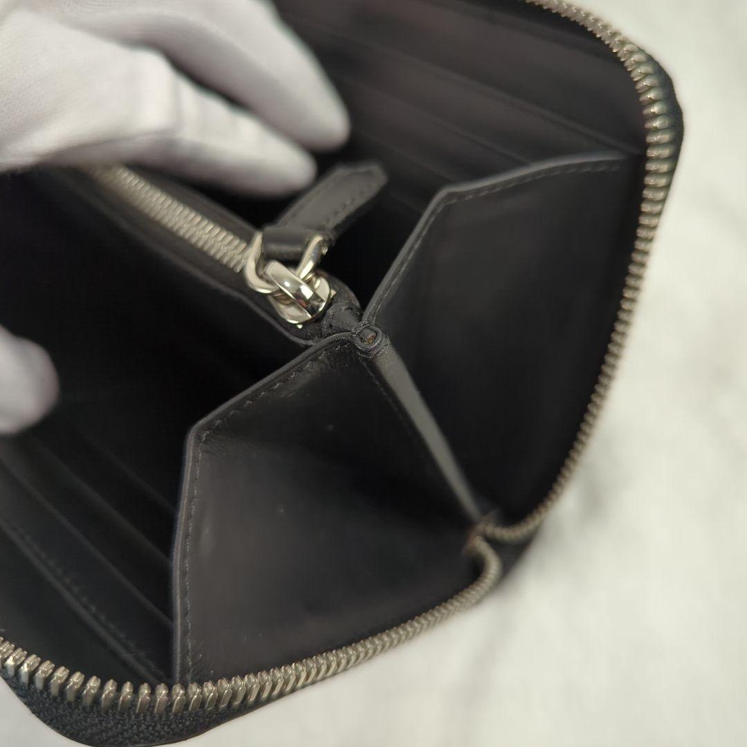 【美品】BURBERRY バーバリー チェック ラウンドジップ ジッピー 長財布