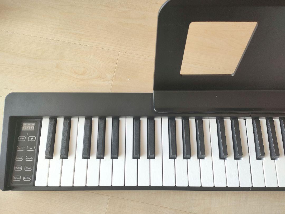 COSSAIN　折りたたみ電子ピアノ　６１鍵盤　ソフトケース付属 Amazon | Cossain BX-18 電子ピアノ 61鍵盤 折り畳み式 初心者