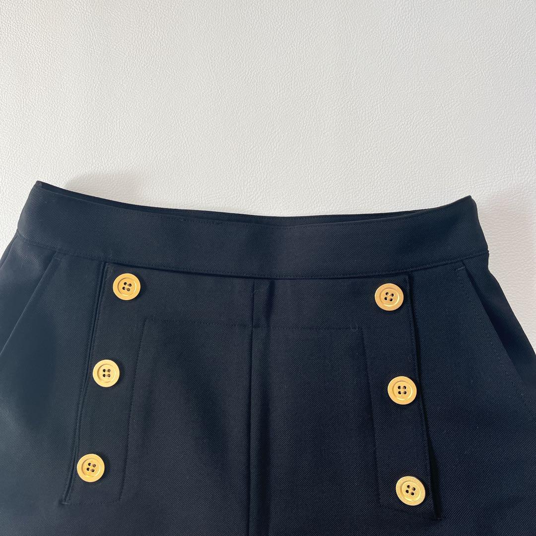 美品✨23AW アルアバイル ギャバマリンショートパンツ　パンツ ブラック 美品✨23AW アルアバイル ギャバマリンショートパンツ パンツ