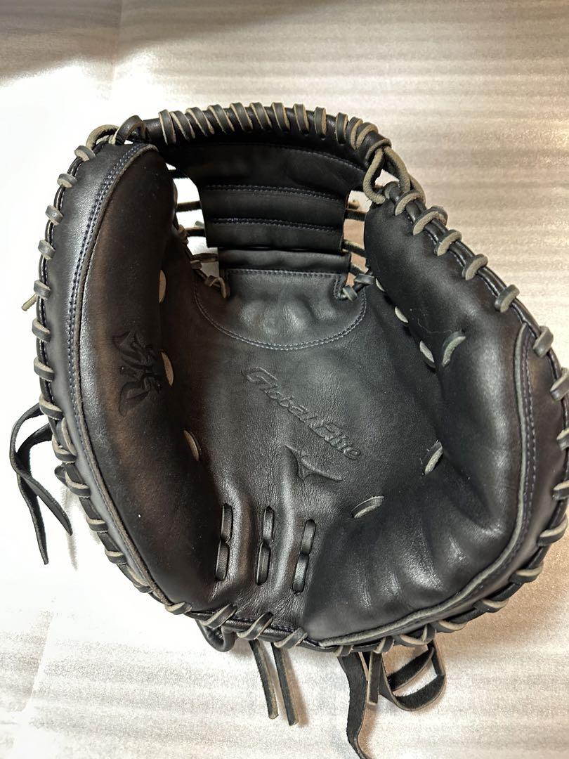 ミズノ軟式用グラブ キャッチャーミット野球グローブ 一般 グローバルエリート號