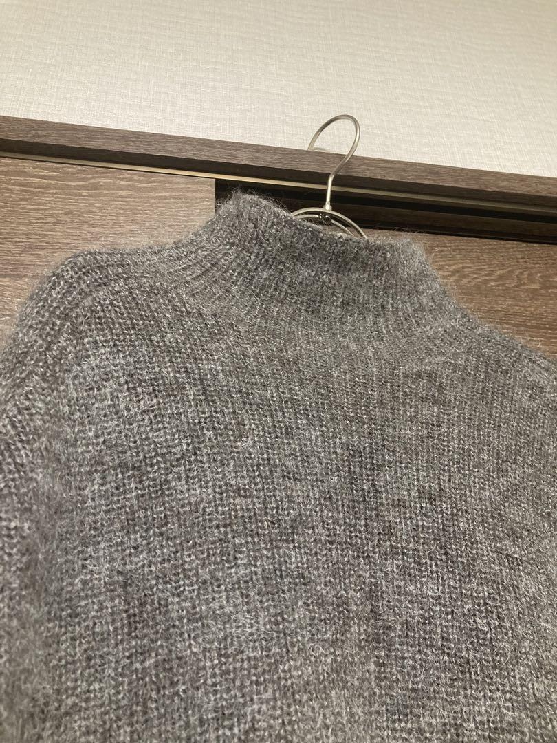 SACRA サクラ セットアップ アルパカ混タートルニットトップス