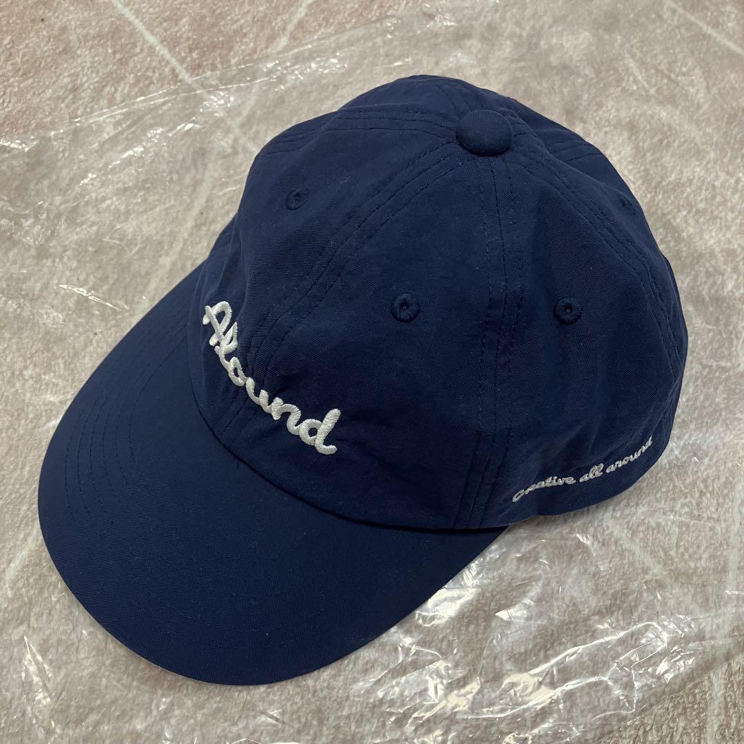 Alound ブラック ナイロンキャップ　creative alound ALOUND Creative Aound キャップ 黒