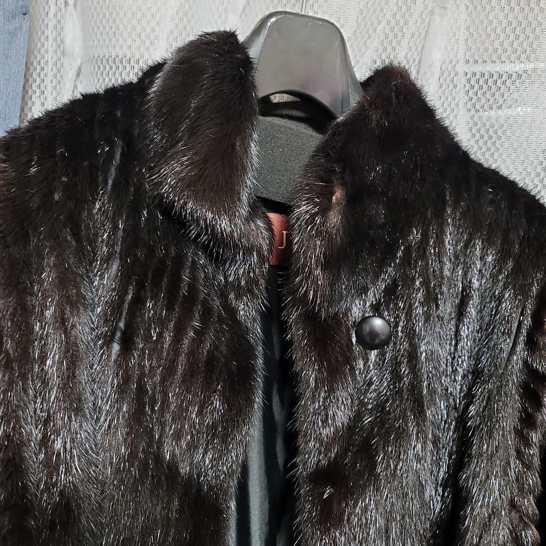 JINDO ダークブラウン ミンクコート JINDO ダークブラウン ミンクコート