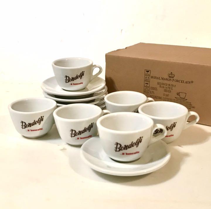 ボンドルフィカプチーノカップ＆ソーサー箱入6客