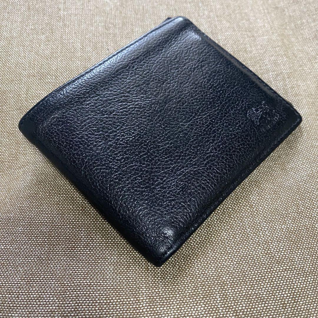 IL BISONTE ブラック 二つ折り財布 IL BISONTE ブラック 二つ折り財布