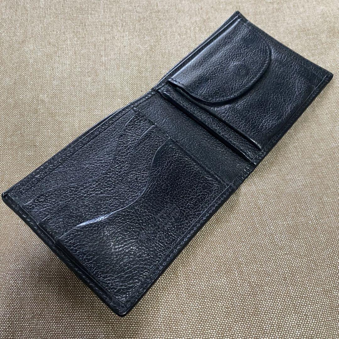 IL BISONTE ブラック 二つ折り財布 IL BISONTE ブラック 二つ折り財布