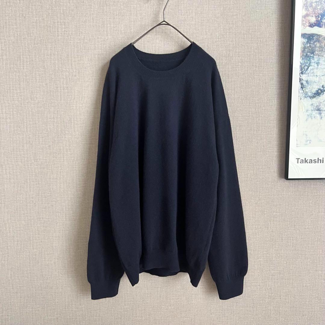 cash&barba モンゴリアンカシミヤセットアップ ネイビー 2