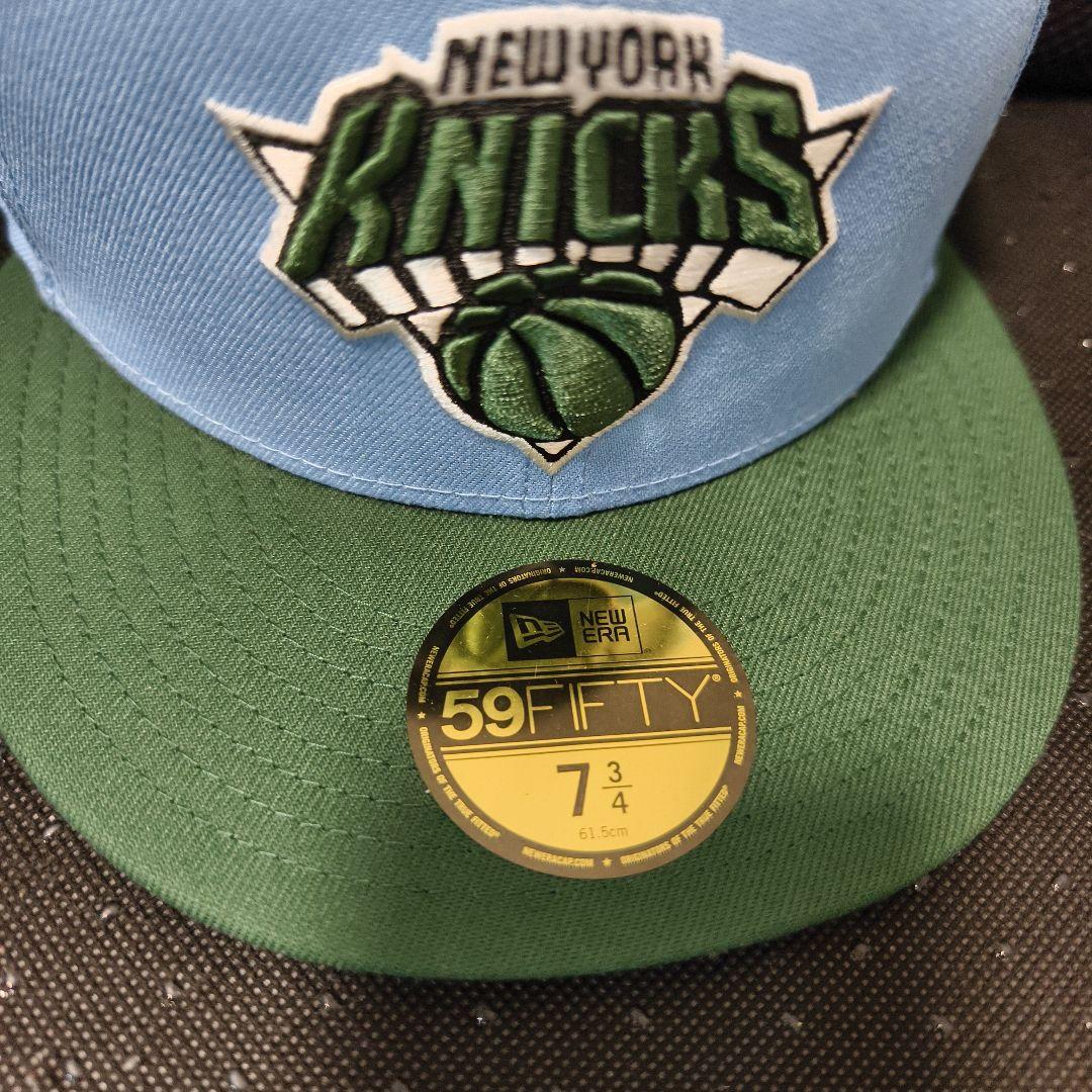 【2025年】高評価レビューアイテム特集 ニューエラ 59FIFTY 7 3/4ニックス キャップ スカイブルー ファングッズ