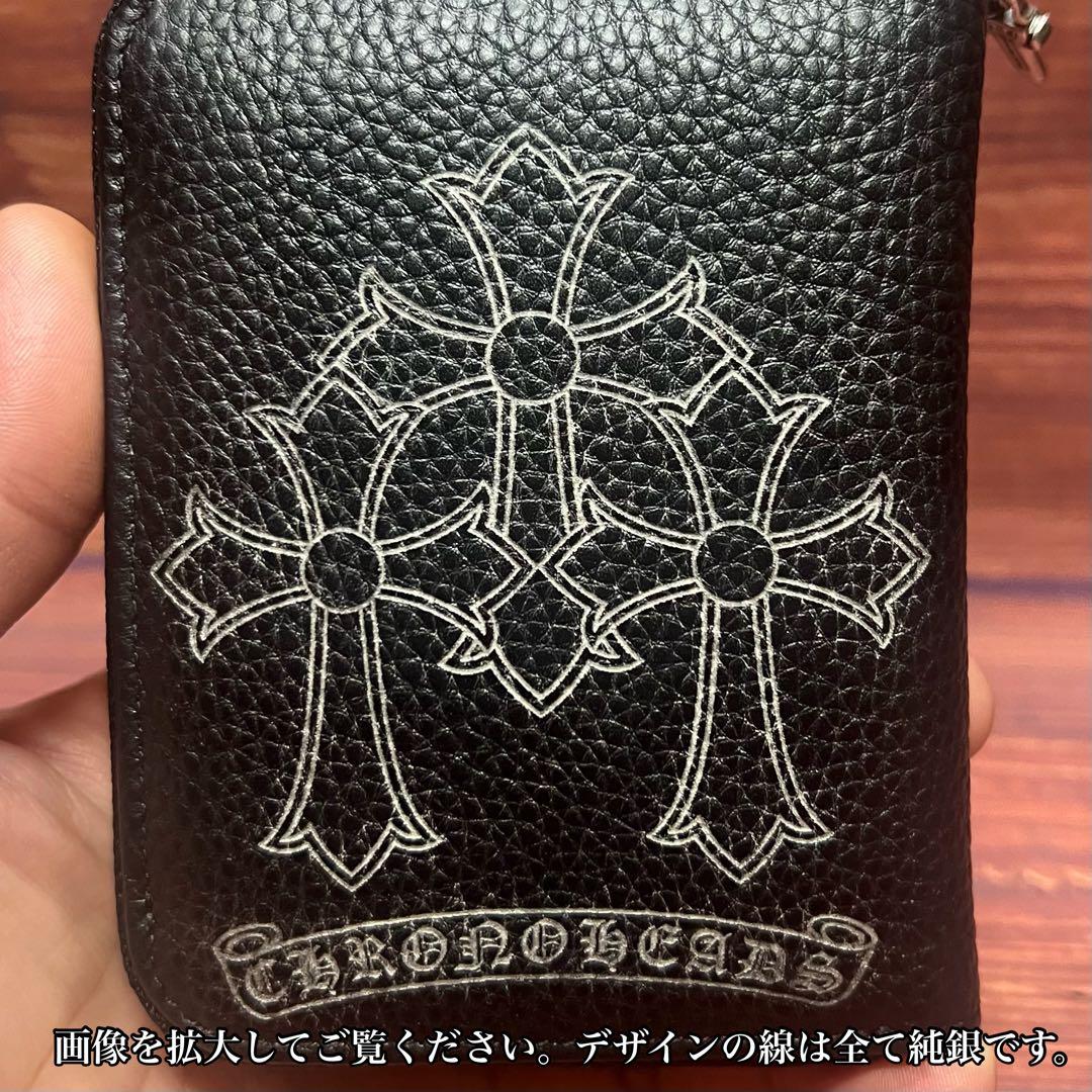 本革二つ折り財布|オリジナルSilver925ダガー |純銀ロゴ|② 本革二つ折り財布|オリジナルSilver925ダガー |純銀ロゴ|②