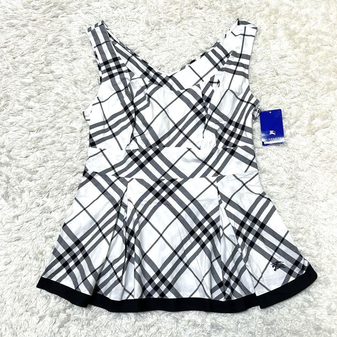 新品 バーバリー タンクトップ ノースリーブ ノバチェック チュニック